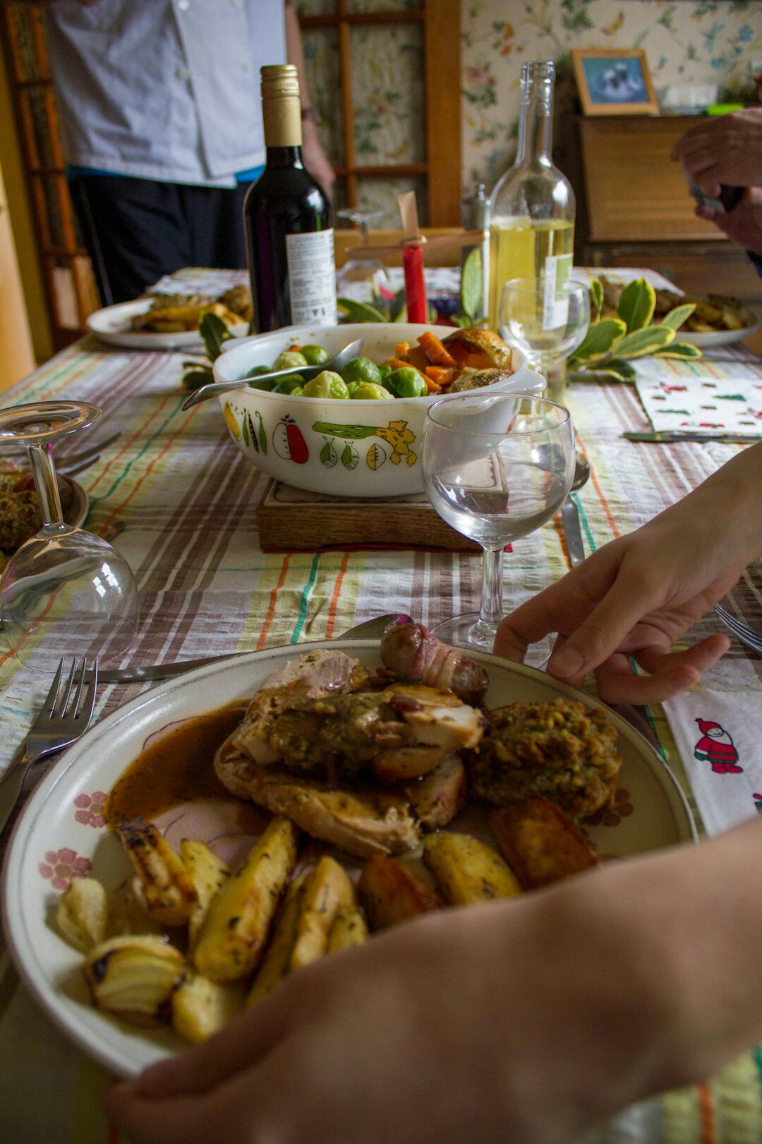 aromatic home cooked meal