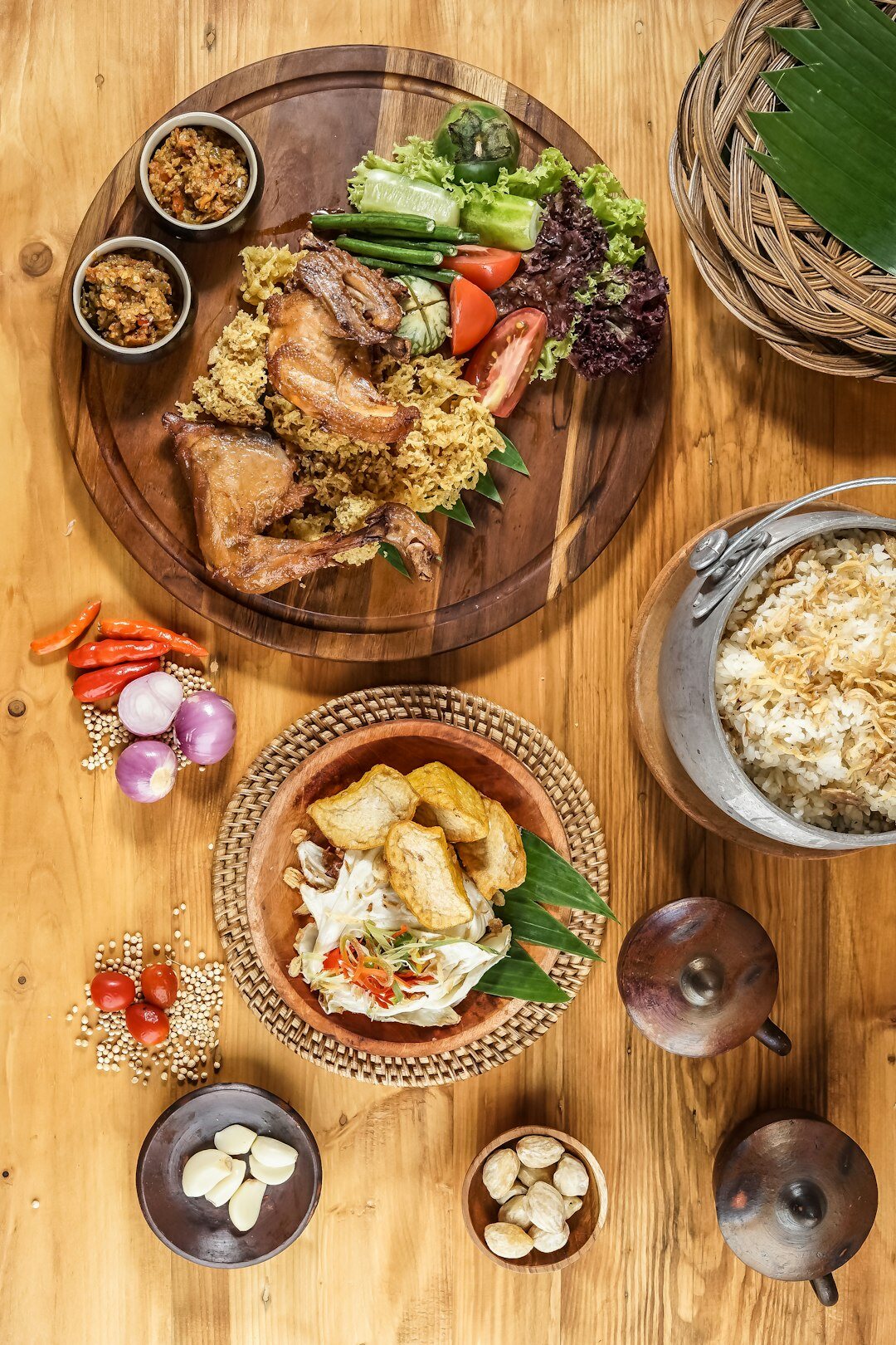 aromatic home cooked meal